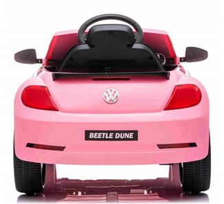 VW Beetle Dune elbil till barn 10,8V m/Gummihjul, 2.4G Pink-5