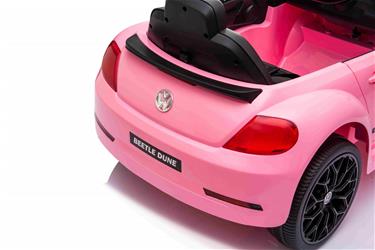 VW Beetle Dune elbil till barn 10,8V m/Gummihjul, 2.4G Pink-8