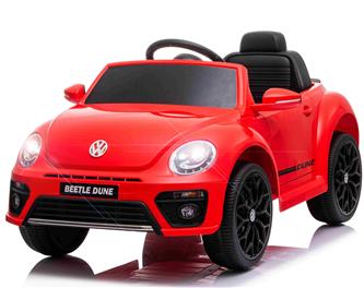 VW Beetle Dune elbil till barn 12v m/Gummihjul, 2.4G Remote, 12V7AH