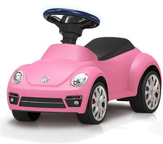 VW Beetle Gåbil med ljud och ljus, Pink