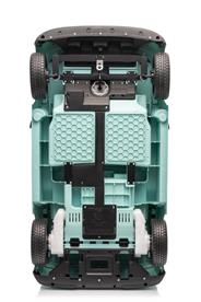 VW ID Buzz Elbil för barn 22,2V med gummihjul , lädersäte, 2.4G RC-17