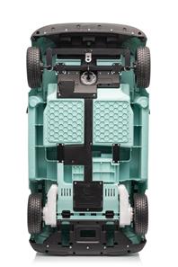 VW ID Buzz Elbil för barn 22,2V med gummihjul , lädersäte, 2.4G RC-17