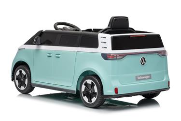 VW ID Buzz Elbil för barn 22,2V med gummihjul , lädersäte, 2.4G RC-22