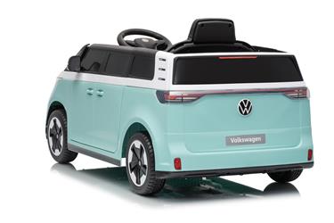 VW ID Buzz Elbil för barn 22,2V med gummihjul , lädersäte, 2.4G RC-23