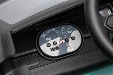 VW ID Buzz Elbil för barn 22,2V med gummihjul , lädersäte, 2.4G RC-26