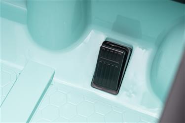 VW ID Buzz Elbil för barn 22,2V med gummihjul , lädersäte, 2.4G RC-27