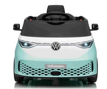 VW ID Buzz Elbil för barn 22,2V med gummihjul , lädersäte, 2.4G RC-3