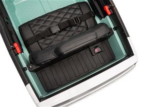 VW ID Buzz Elbil för barn 22,2V med gummihjul , lädersäte, 2.4G RC-30