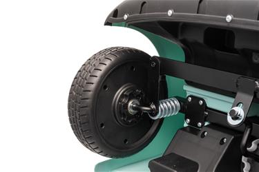 VW ID Buzz Elbil för barn 22,2V med gummihjul , lädersäte, 2.4G RC-32