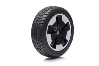 VW ID Buzz Elbil för barn 22,2V med gummihjul , lädersäte, 2.4G RC-33