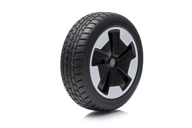 VW ID Buzz Elbil för barn 22,2V med gummihjul , lädersäte, 2.4G RC-33