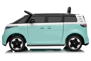 VW ID Buzz Elbil för barn 22,2V med gummihjul , lädersäte, 2.4G RC-6