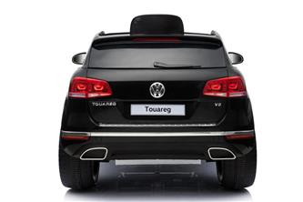 VW Touareg till barn 12v m. Gummihjul + Lädersäte + 2.4G + 10AH-10