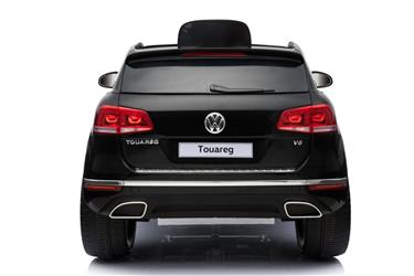VW Touareg till barn 12v m. Gummihjul + Lädersäte + 2.4G + 10AH-10