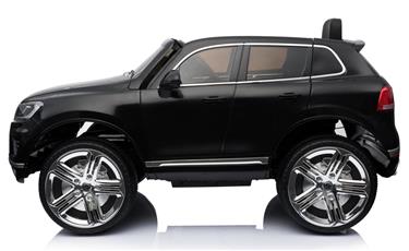VW Touareg till barn 12v m. Gummihjul + Lädersäte + 2.4G + 10AH-2