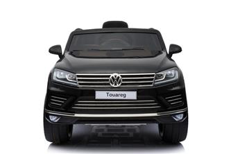 VW Touareg till barn 12v m. Gummihjul + Lädersäte + 2.4G + 10AH-8