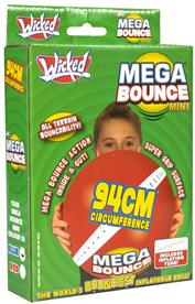 Wicked Mega Bounce Mini uppblåsbar studsboll