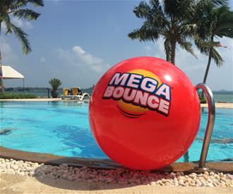 Wicked Mega Bounce XL uppblåsbar studsboll-8