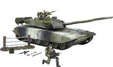World Peacekeepers 1:18 militär stridsvagn inkl. 2 actionfigurer