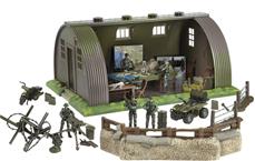 World Peacekeepers 1:18 Militärbas med 6 actionfigurer