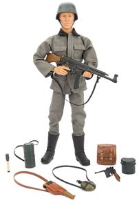 WW2 Axis Waffen-SS actionfigur 30,5cm m. tillbehör