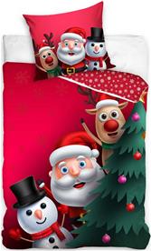  Xmas-sängkläder 140 x 200 cm, 100 procent bomull